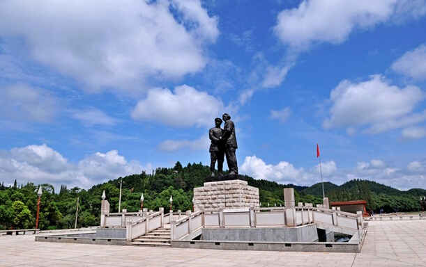 现场教学点--朱毛会师广场